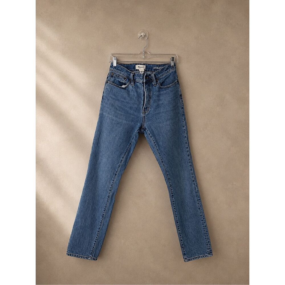 Madewell 31x32 Athletic Slim Jeans Blue Comfort Stretch Denim